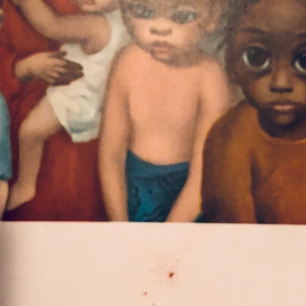 Big Eyes 1963 Margaret Walter Keane Vintage Large Lithograph Print Midcentury - Picture 6 of 13